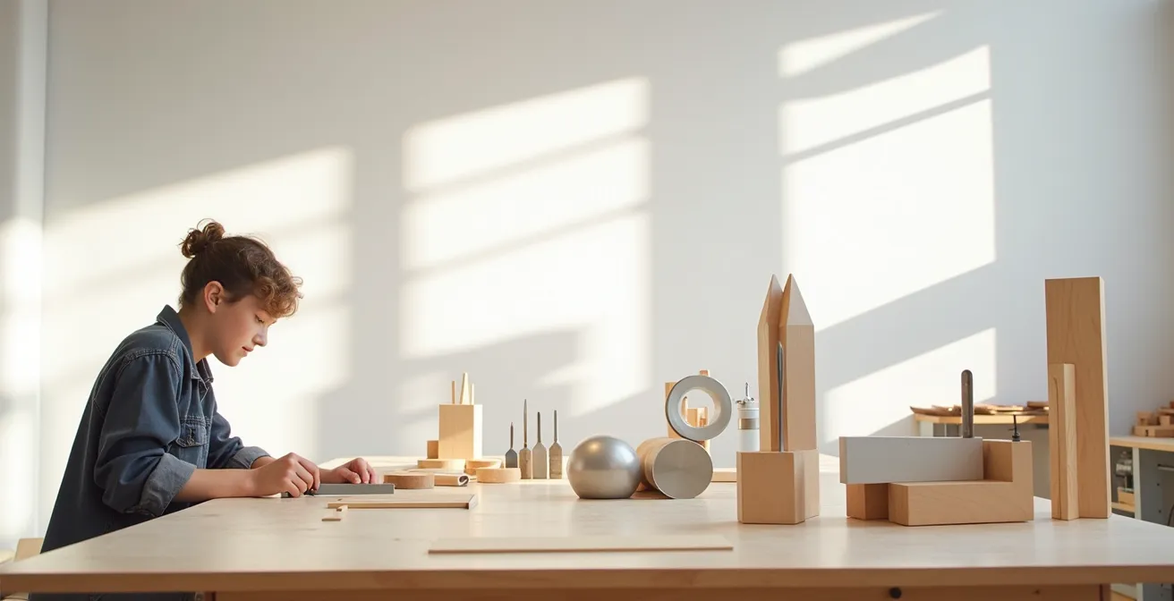 Moderne Maker-Werkstatt vereint traditionelles Handwerk mit digitaler Innovation